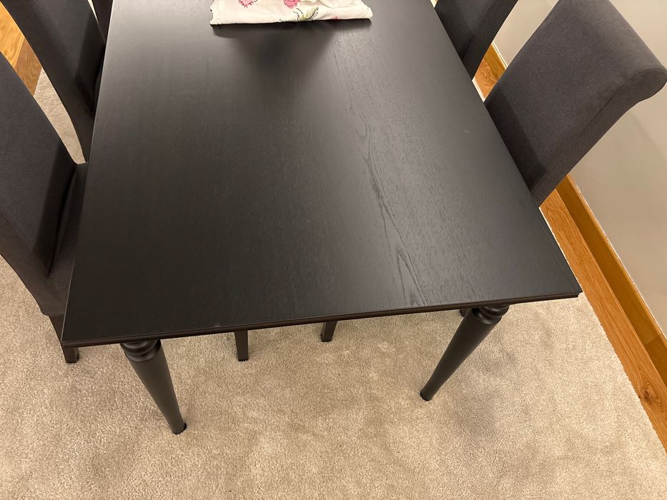 VENDO URGENTE- ROSENTORP - Mesa extensível, preto, 155/215x87 cm