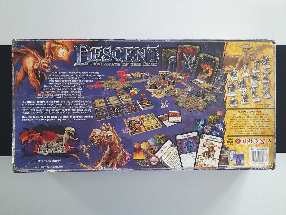 Descent: Journeys in the Dark 1st edition + dodatkowe kości