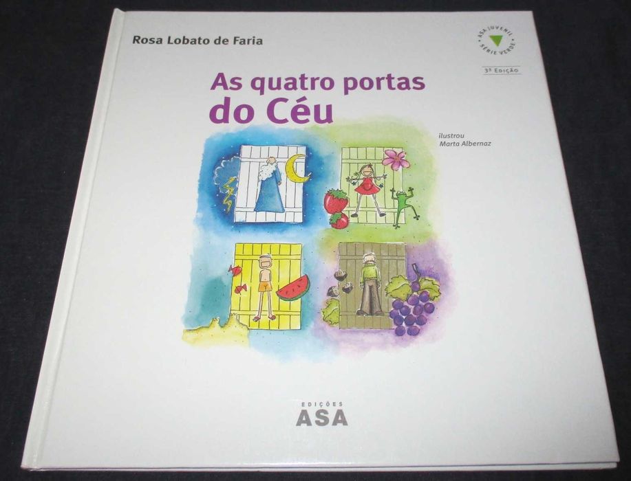 Livro As Quatro Portas do Céu Rosa Lobato de Faria Autografado