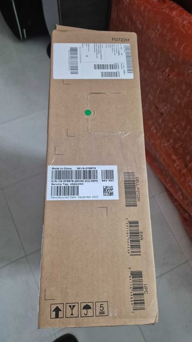 Monitor 27" Dell P2722H Novo