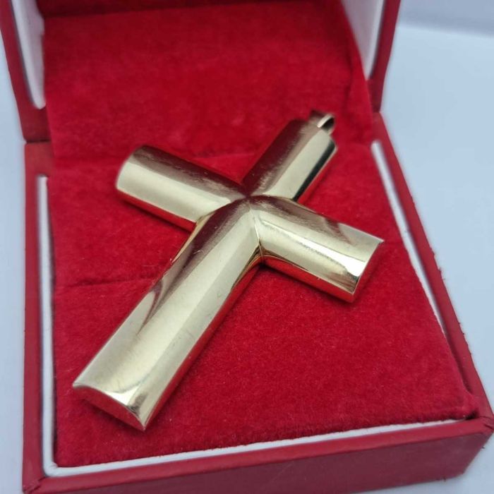 Masywna Złota Zawieszka Krzyż 585P 14K 14,54G