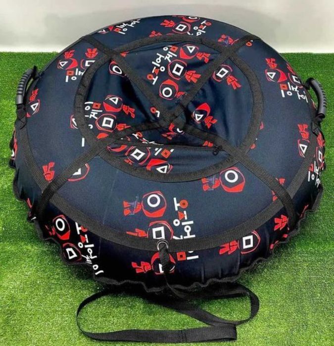 Тюбинг надувной надувные санки плюшка ватрушка таблетка по снегу, воде