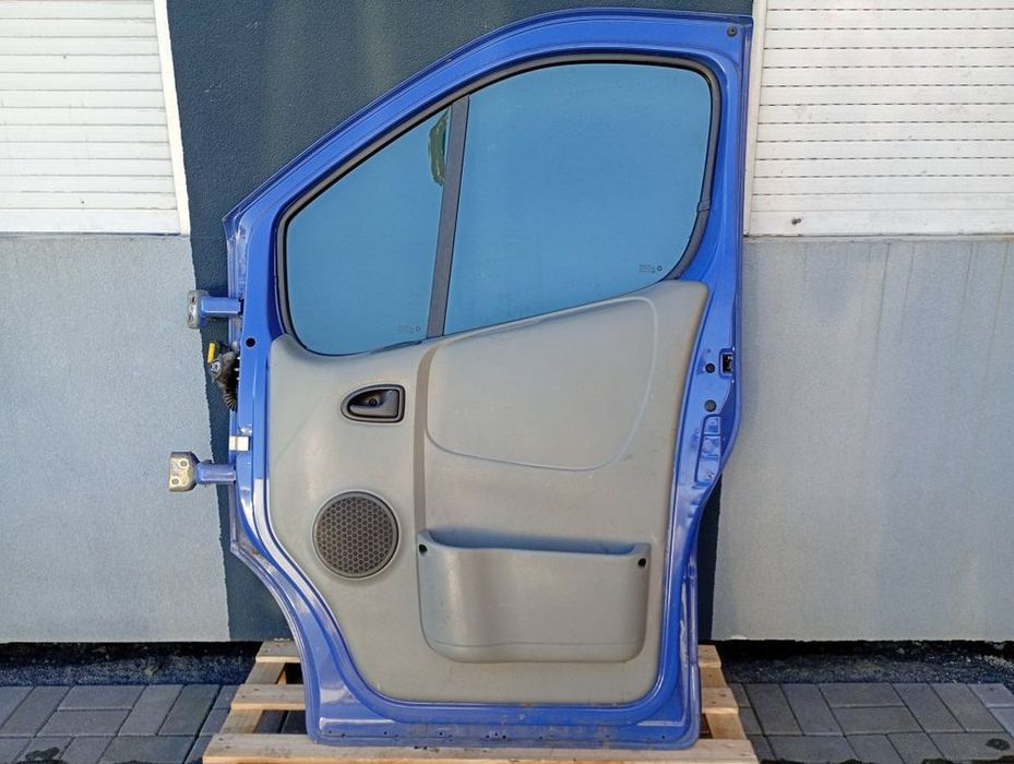 drzwi przednie prawe przód szyba czarne opel vivaro a trafic ii primas