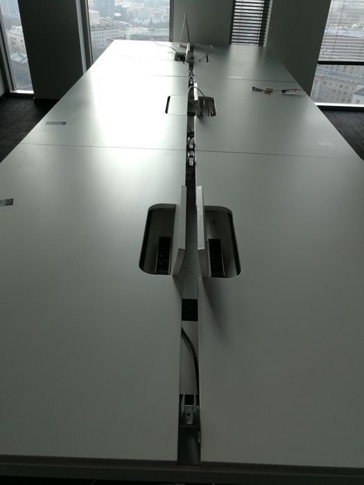 6 sztuk Biurko Białe 140x80