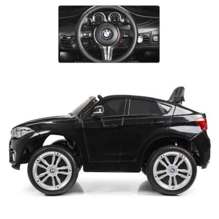 BMW X6M JJ2199 12V Preto Com Licença – Carro Elétrico para Crianças
