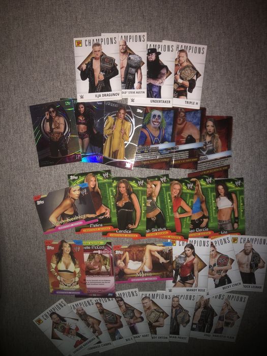 Cartas wwe diversas