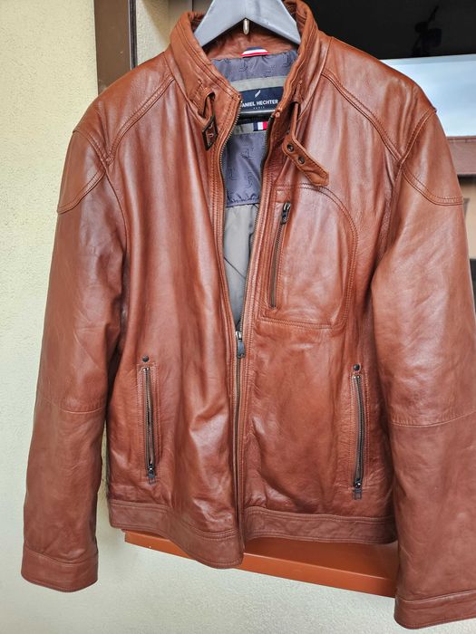 Kurtka skórzana Daniel Hechter