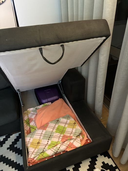 Sofa cama / chaise longue com arrumo