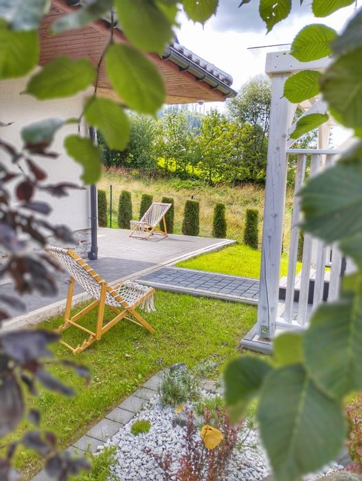Domek z jacuzzi/sauną w górach,blisko rzeki i lasu,2-16 osób