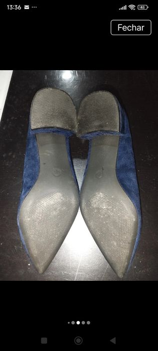 Sapatos azuis marinho 36