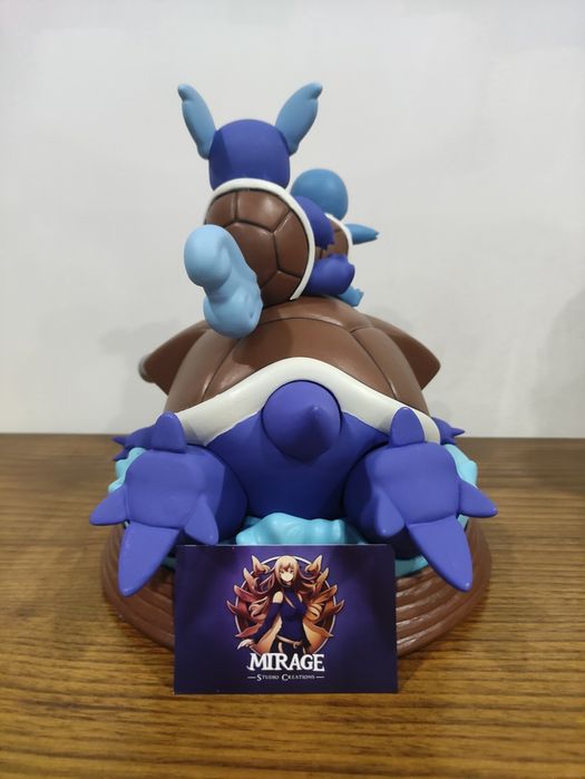 Figura Pokémon Blastoise Wartortle Squirtle 22cm