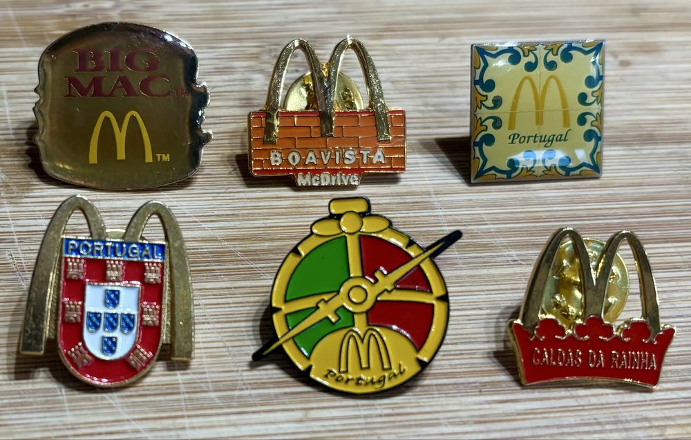 Pin Pins McDonald’s - últimos 17 exemplares