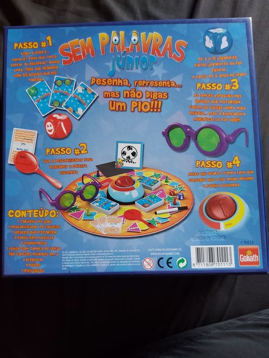 Sem palavras junior jogos de tabuleiro