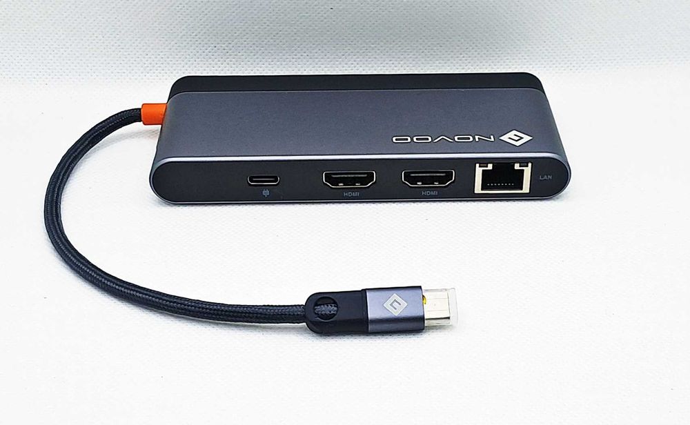 Adapter Hub stacja dokująca 8 w1 4K USB 3.0 Novoo NHM8D-141F