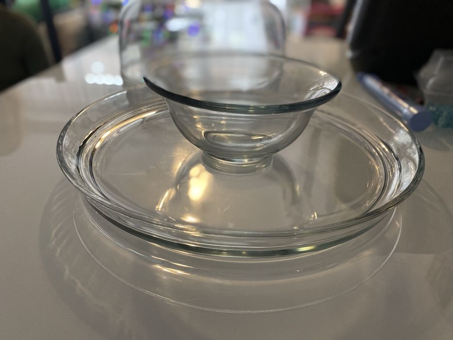 Patera na tort ciasto z kloszem krosno