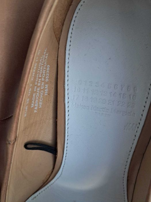 Maison Margiela H&M n buty caramel  38 eleganckie