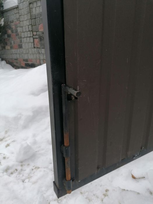 Ворота  розпашні  з металопрофеля
