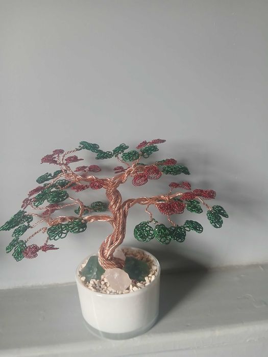 Drzewko Bonsai z drutu
