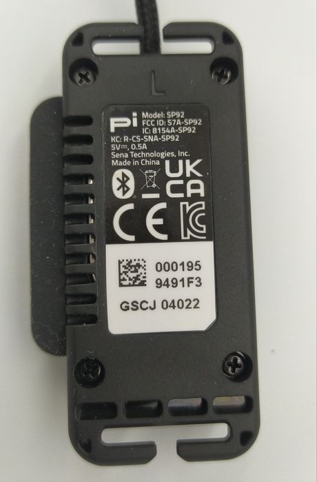 Interkom bluetooth, zestaw słuchawkowy do kasku sena pi-01
