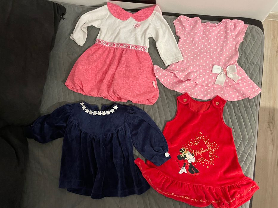 Paka ciuchów dla dziewczynki 65 sztuk rozmiar 80