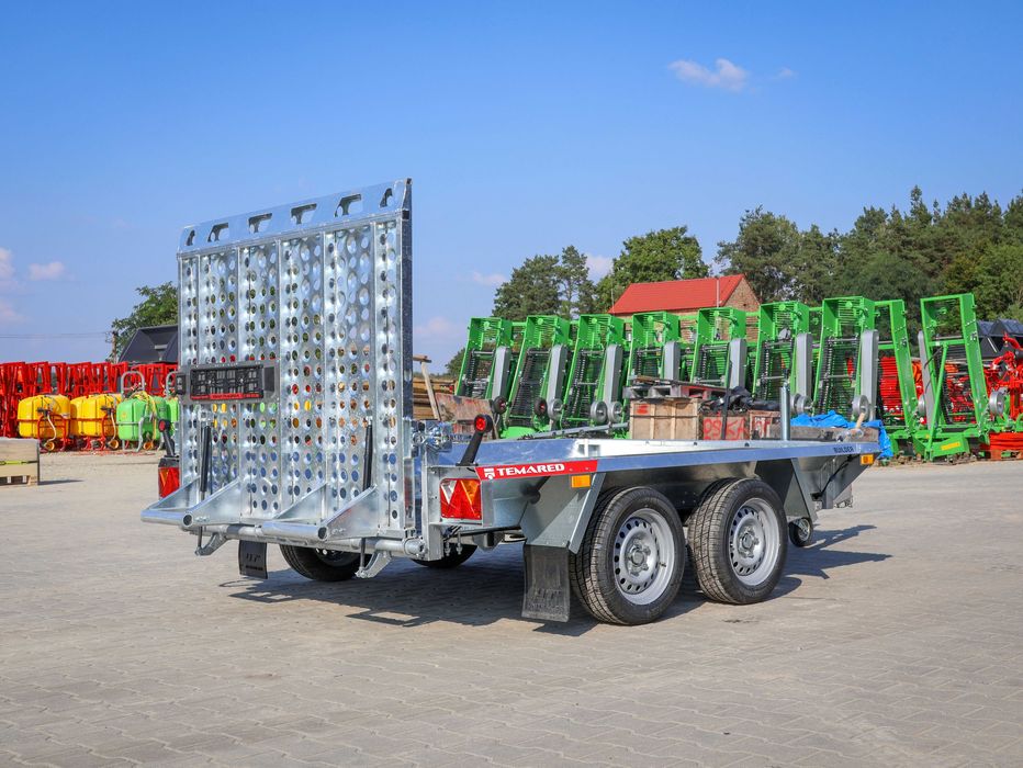 Nowa przyczepa do przewozu minikoparki Temared BUILDER 3 2615/2 S 2,7T