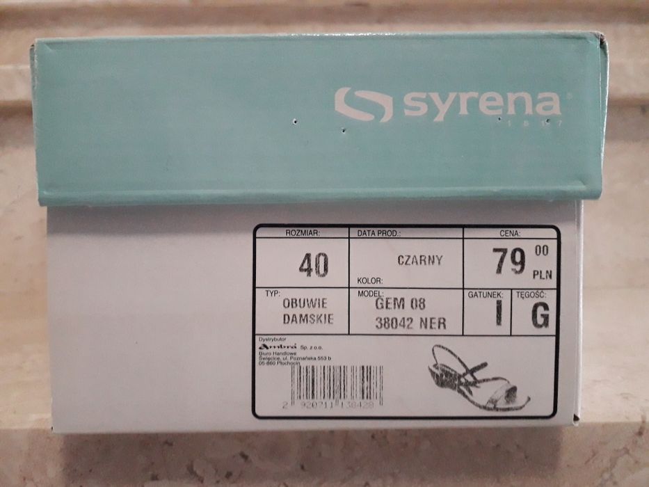 Sandały damskie NOWE rozm. 40