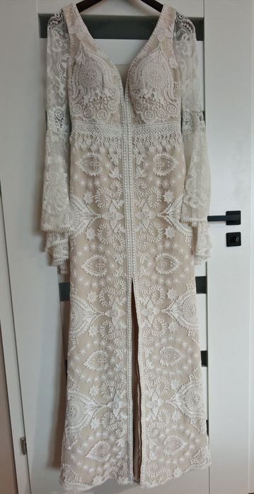 Suknia ślubna DAMA Couture Pocahontas | Rozmiar S / 173 cm + 5 cm | Stan Idealny