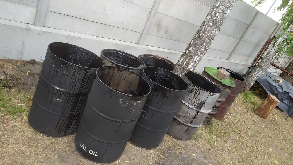 beczki metalowe 200L