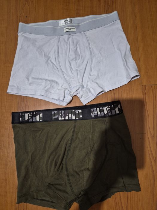 Boxers, meias usados