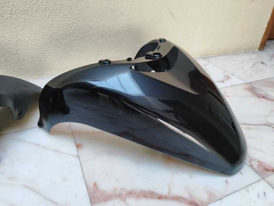 Escape completo / Guarda lamas frontal completo Piaggio X Evo / X8 125