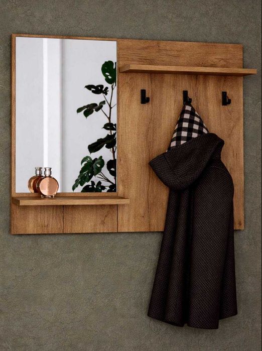 Вішак з дзеркалом. Меблі для передпокою. Меблі для дому.