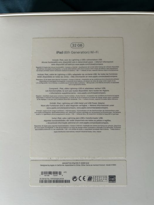 Apple iPad 6th Gen 32GB Wi-Fi Rose Gold