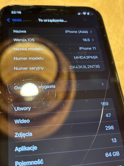 iPhone 11 64GB czarny