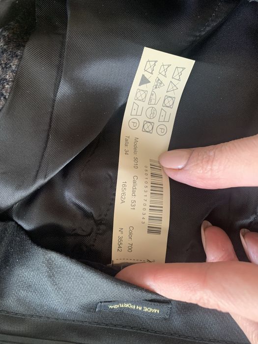 Spodnie wełna Massimo Dutti 34 XS