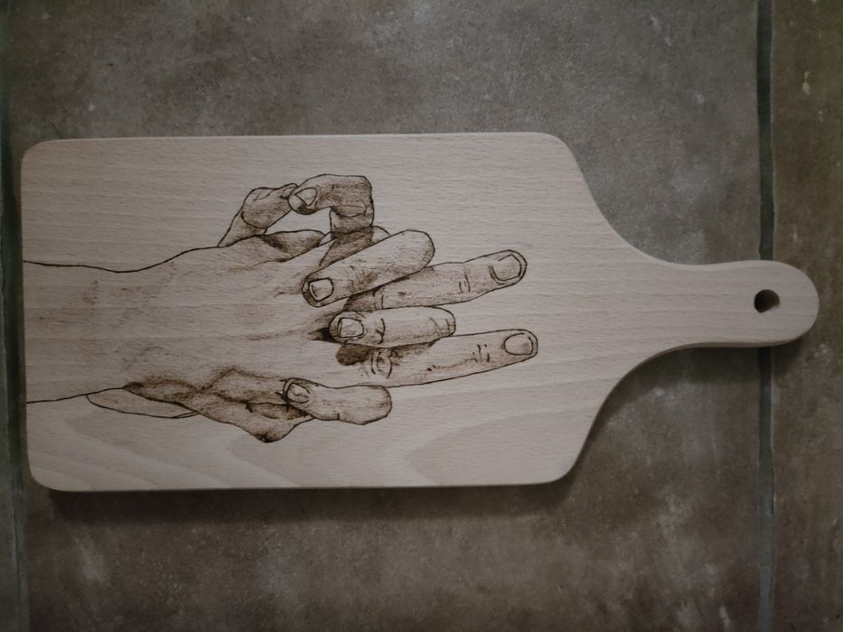 Deska do krojenia wypalana