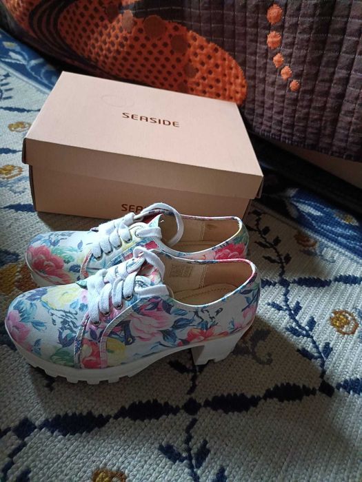 Sapato alto Seaside 36 Floral