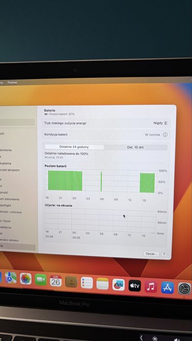 MacBook Pro 13” 3.1GHz 8RAM 250 SSD