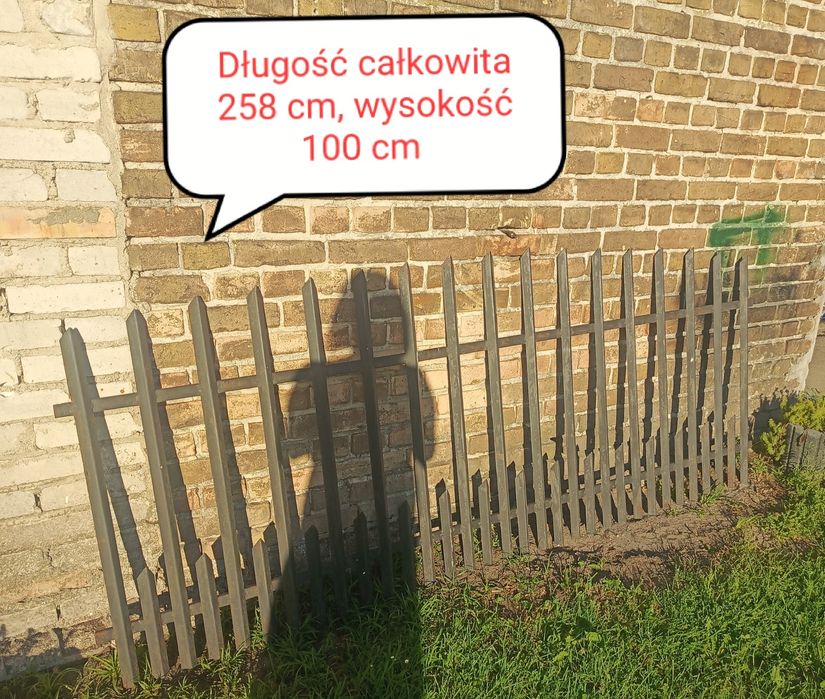 Ogrodzenie 8 przęseł