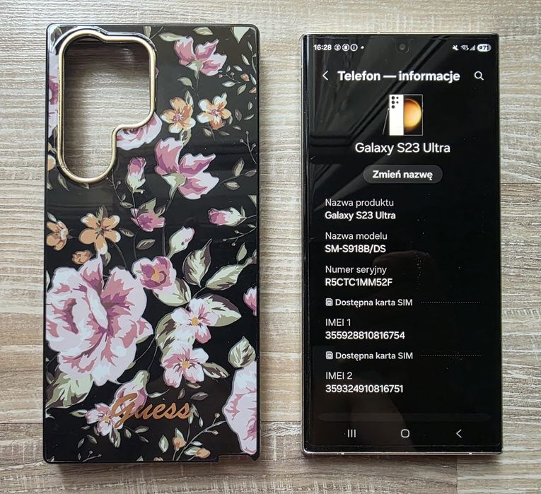 Samsung S23 Ultra 8/256GB + etui