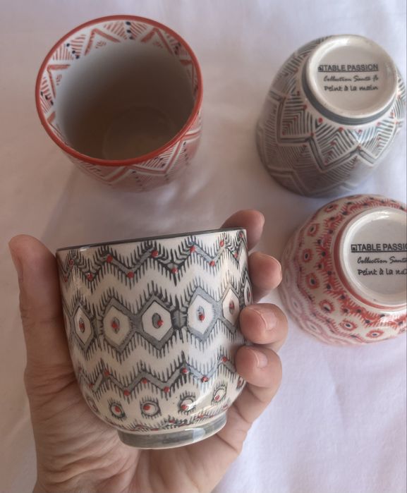 4 Chávenas/Taças de Café