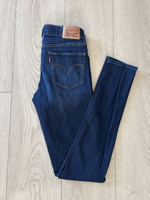 Spodnie damskie jeansy skinny Levi's 27/33 S