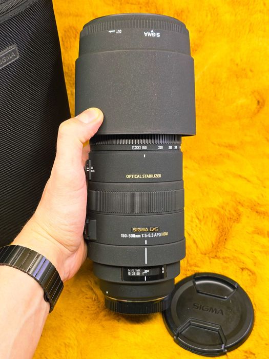 !ОБ'ЄКТИВ-ПУШКА! Sigma 150-500mm f/5,0-6,3 DG OS APO HSM для Canon EF