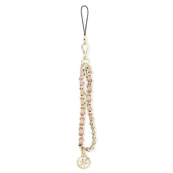 Zawieszka Guess Chain Metal 4G Charm - różowa