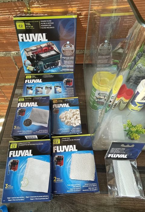 Aquário + acessórios