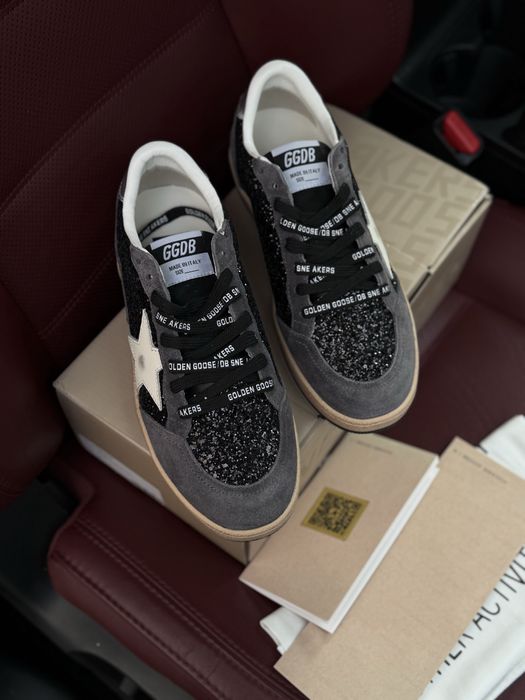 Golden goose женские кеды кросівки голедн гуз сірі замшеві кеди