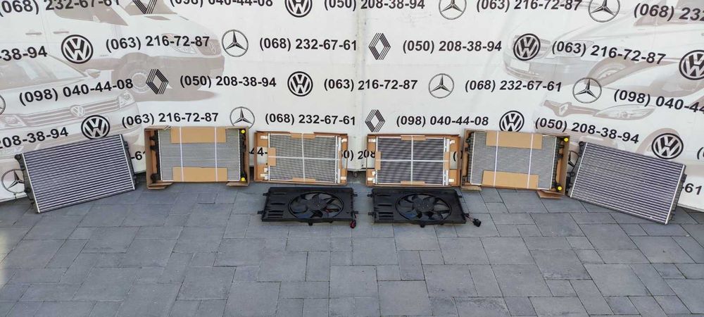 Диффузор Клима Радиатор VW Golf 7 VII 1.2-1.4TSI 1.8-2.0TSI 2.0TDI