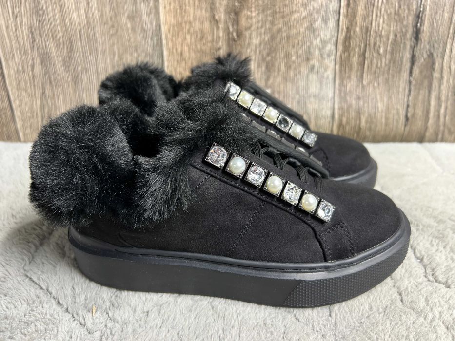 buty damskie skórzane sneakersy guess 35