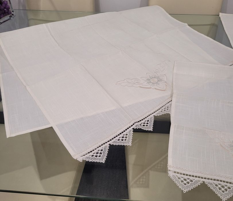 Toalha e panos de linho