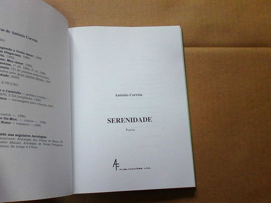 Serenidade : poesia