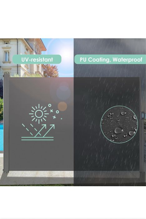 Markiza boczna 160x360 cm (wys. X dł.)